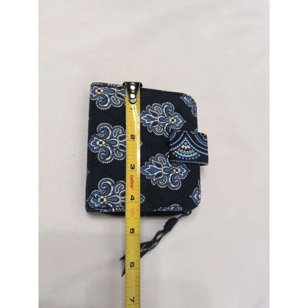 VERA BRADLEY MINI ZIP WALLET ZIPPERED POCKET TRAVEL/ORGANIZER CALYPSO RETIRED